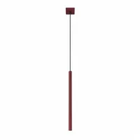 Sollux Pastelo 1-flg. 30 cm rund rot/Stahl