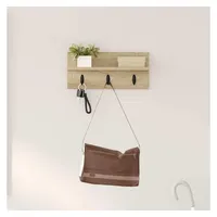VidaXL Wandmontierter Nachttisch 40 x 10,5 x 18 cm