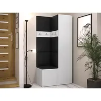 Mirjan24 Tavasz XXIV Garderobenschrank 0x0x0 cm schwarz