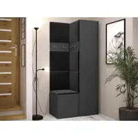 Mirjan24 Tavasz XXIV Garderobenschrank 0x0x0 cm schwarz