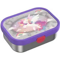 Mepal Campus Edelstahl-Brotdose mit Gabel Unicorn Glow