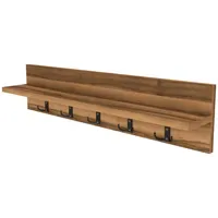 [en.casa] Wandgarderobe Hammarö Walnuss