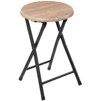 5five simply smart Klapphocker Holzoptik 30 x 46 x
