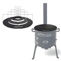 Grillpeter Adapterplatte für Utschak Ø 35 cm Kochplatte aus