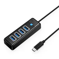 ORICO PW4U-C3 USB-Hub, 4-Port USB-A 3.0 1,8 m Kabel