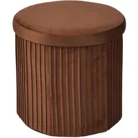 Relaxdays Hocker Samt 38 x 38 x 38 cm