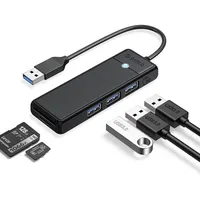 ORICO PAPW3AT-U3 USB-Hub mit 4 Anschlüssen 3x USB-A 3.0)