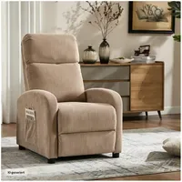 Hti-Living Liegesessel Jasna Cord 66,5 x 103 x 70