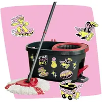 Vileda Wischmopp TURBO MY STYLE Anthrazit/Rot 1 St.