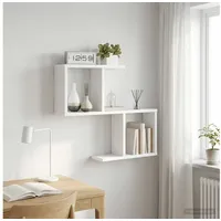 VidaXL Wandregal 60 x 12 x 50,5 cm Weiß