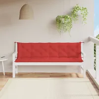 VidaXL Bankauflage 200 x 50 x 7 cm rot