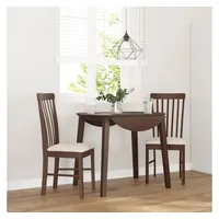 VidaXL Esszimmerstuhl Polyester Braun 2 Stk