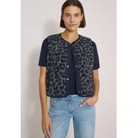 Cecil Teddy-Weste mit Softshelldetails und Leo-Muster - L