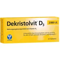 Trommsdorff DEKRISTOLVIT D3 2.000 I.E. Tabletten 30 St