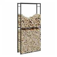 VidaXL Brennholzregal Stahl 100 x 30 x 209 cm