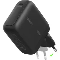 Belkin BoostCharge 100W USB-C GAN mit einklappbarem Stecker, schwarz