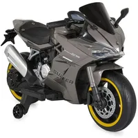 Moni Kinder Elektromotorrad Surfer grau