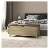 VidaXL Sitzbank Mit Stauraum Sonoma-Eiche Braun 105 x 40