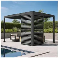 MIRADOR Lamellenwand für Pergola 1 Stück 1,23 x 2,38