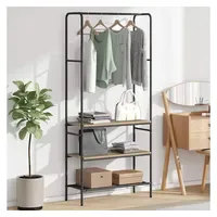 VidaXL Garderobenständer Sonoma-Eiche 77 x 30 x 171 cm