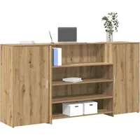 VidaXL Empfangstheke Artisan-Eiche 200x50x103,5 cm Holzwerkstoff