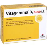 Wörwag Pharma Vitagamma D3 2.000 I.E. Vitamin D3 NEM