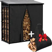 CLP Kaminholzregal Metall 189 x 71 x 187 cm