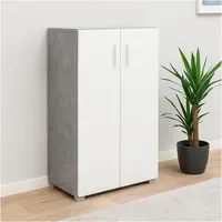 Hti-Living Thekla 60 x 31 x 115 cm Beton-Weiß