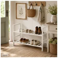 Hti-Living Anea Schuhregal 2 Ebenen 80 x 30 x