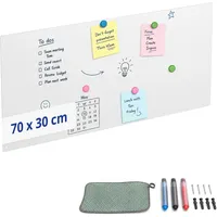 Relaxdays Kreidetafel 70 x 30 cm Weiß