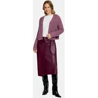 Cartoon Strickjacke lila 40