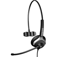 GEQUDIO WA9004 Kabelgebunden Büro/Callcenter Schwarz