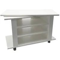 Wohnling WL7.772 Lowboard 78x38x51 cm Weiß Holz/Kunststoff/Spanplatte