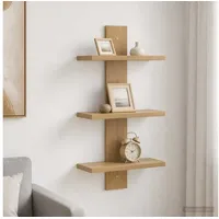VidaXL Wandregal 30 x 13,5 x 64,5 cm Braun
