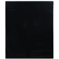 VidaXL Fensterfolie Statisch Matt Schwarz 60x2000 cm