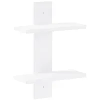 VidaXL Wandregal 30 x 13,5 x 43 cm Weiß