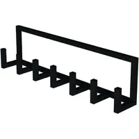 [en.casa] Wandgarderobe Lyngen Schwarz