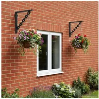 VidaXL Wandregalhalterungen 2 tlg. 14,5 x 14,5 x 3
