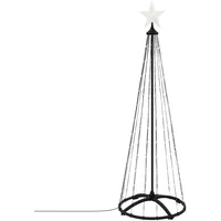 ECD Germany LED Weihnachtsbaum Außen 150 cm Warmweiß