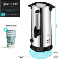 Kesser Glühweinkessel 10 l Edelstahl