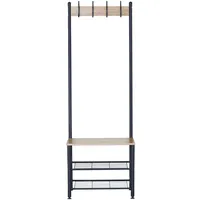Hti-Living Garderobe mit Schuhregal 60 x 175 x 40