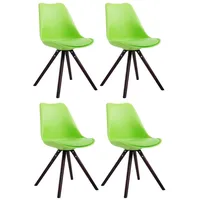 CLP 4er Set Stühle Toulouse Kunstleder Rund cappuccino -