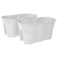 KHW Balkonkasten Flowerclip XL 57,5 x 27,7 x 27