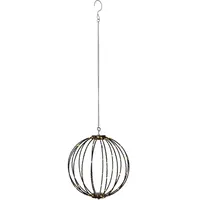 StarTrading Kugelleuchte Kunststoff 30 cm 96LED 8Funkt. schwarz