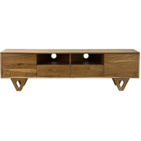 FineBuy Lowboard 160 x 40 x 46 cm Braun