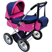 Bino Europe Puppen-Buggy mit Tasche rot