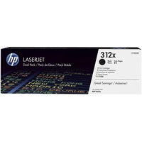 HP 312X schwarz 2 St.