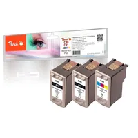 Peach kompatibel zu Canon PG-40 schwarz + CL-41 CMY