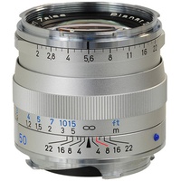 Zeiss Planar T* 50mm F2,0 ZM silber
