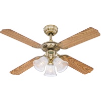 Westinghouse Princess Trio 105 cm Deckenventilator eiche mahagoni mit